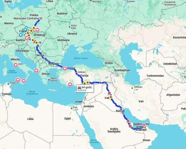 Ile trwa lot z Poznania do Dubaju? Dokładny czas i najlepsze opcje.