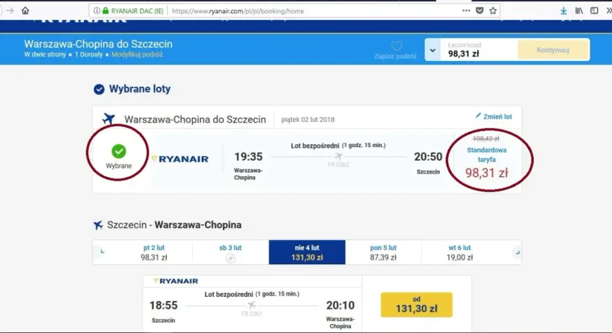 Najtańsze bilety Ryanair: Kiedy kupić? Sprawdź kalendarz!