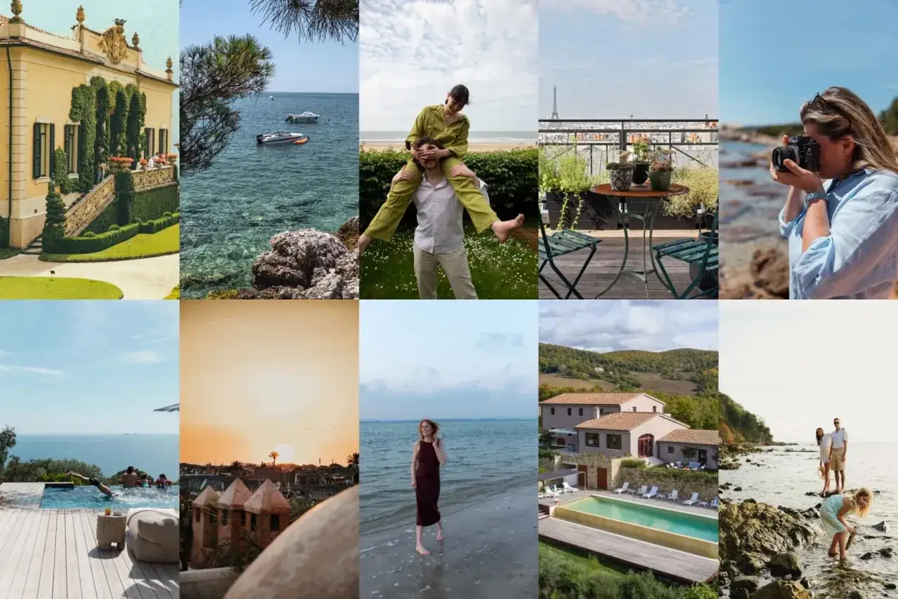 Inspiracje na wakacje w lipcu: willa z ogrodem, morze, plaża, Paryż, fotografia, basen, zachód słońca, wieś.