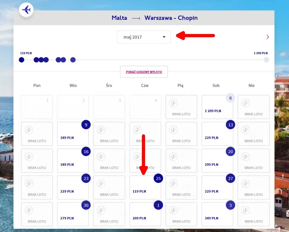 Harmonogram lotu Wizz Air checklist